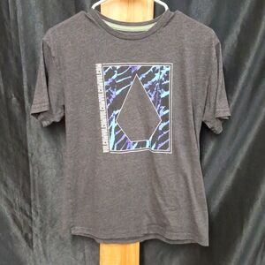 Volcom Short sleeve youth extra large grey t shirt